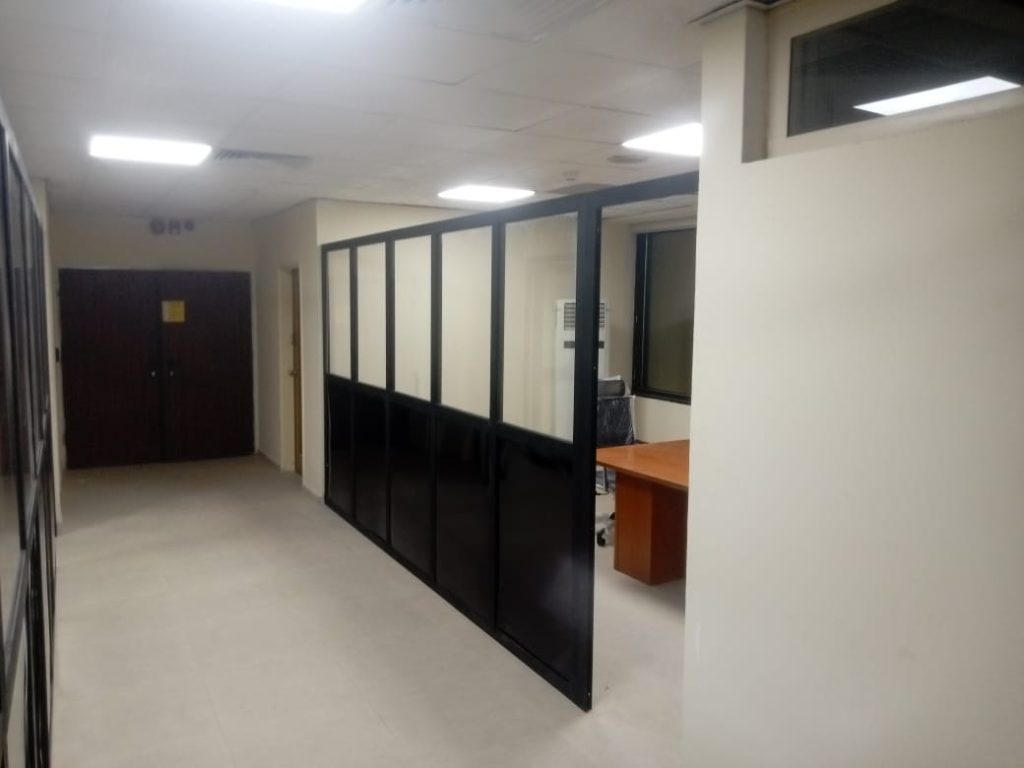 Aluminium Partition @ ECOWAS Server Room