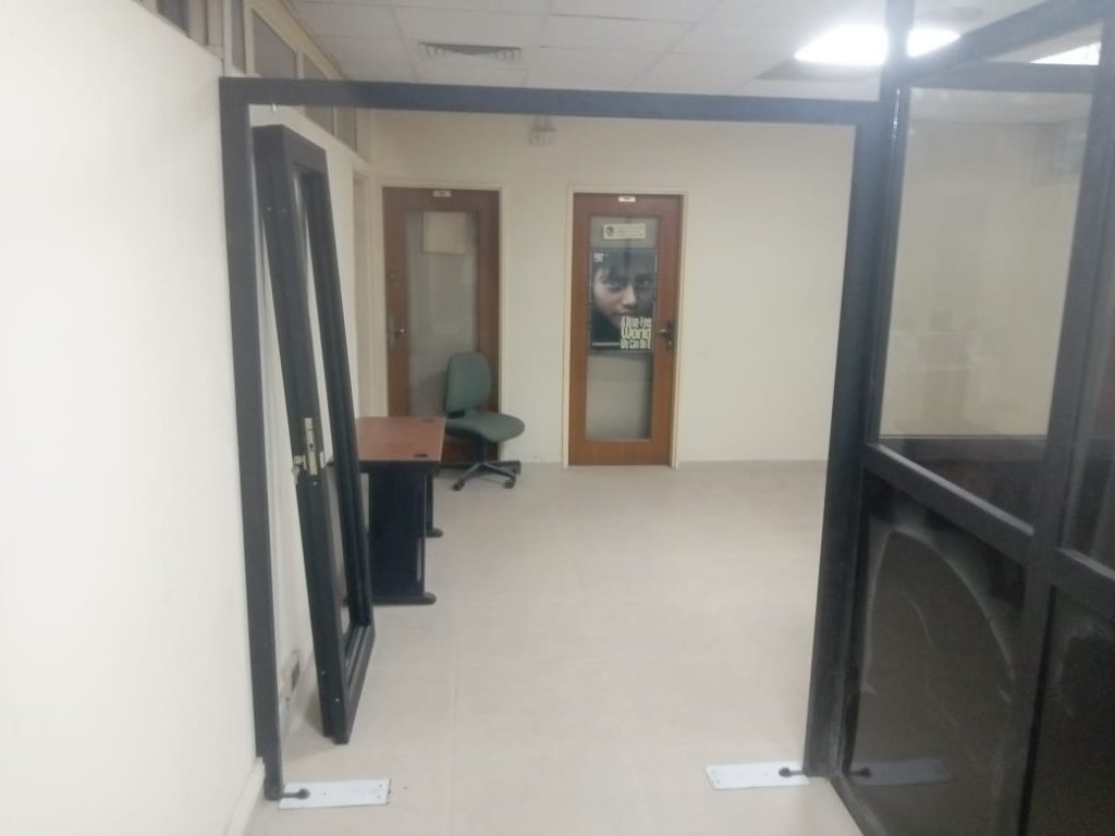 Aluminium Partition @ ECOWAS Server Room